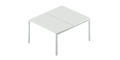 Сдвоенный стол на металлокаркасе RM-1(x2)+F-47